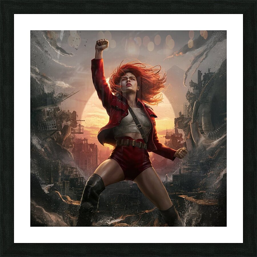 Symbolizing revolution Picture Frame print