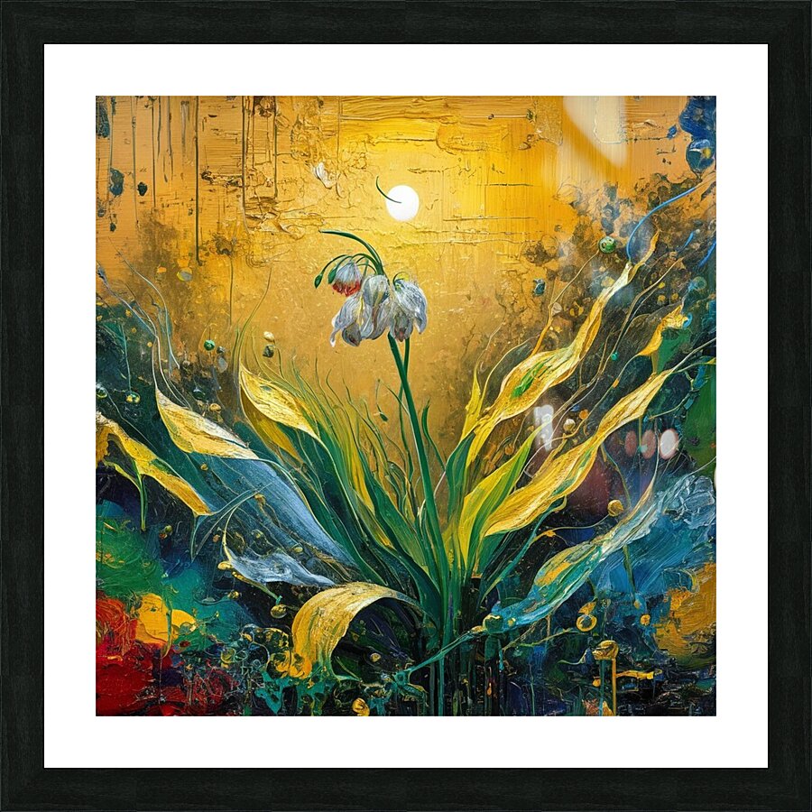 Life nature golden  Picture Frame print