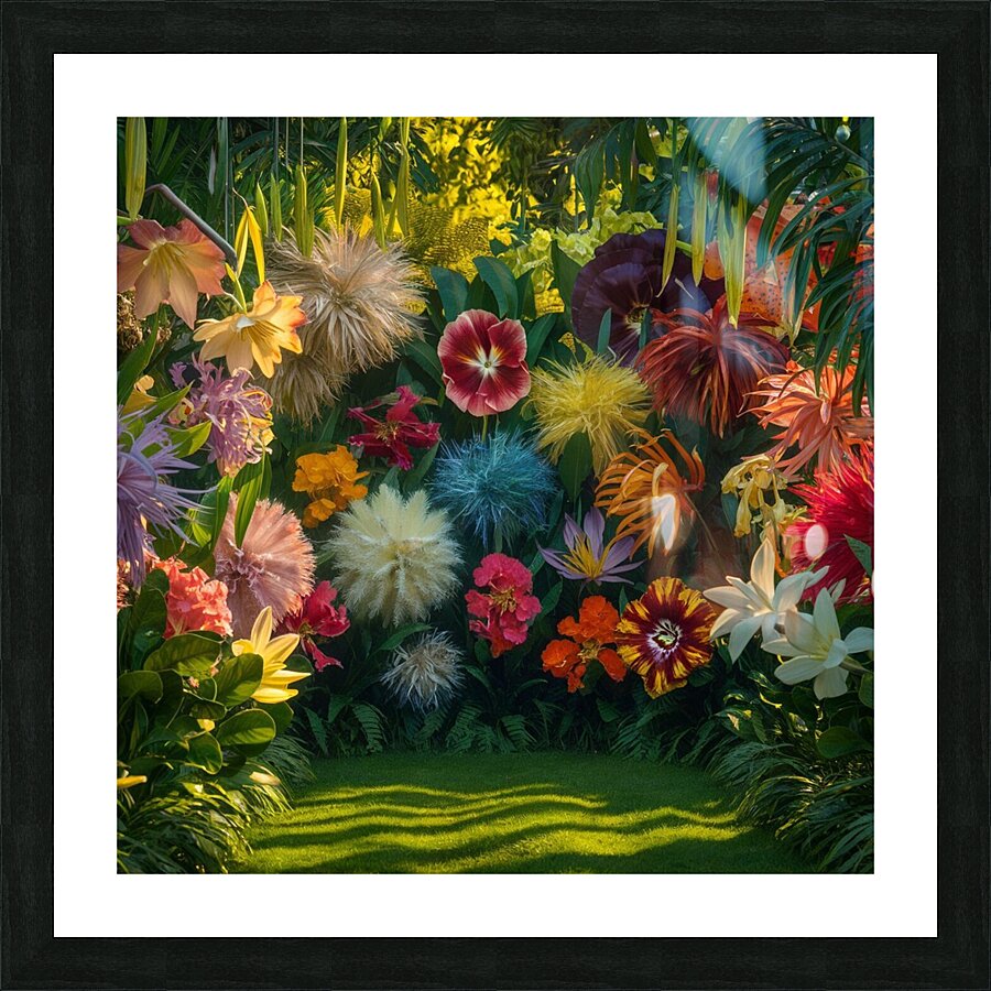 Kaleidoscope of color Picture Frame print
