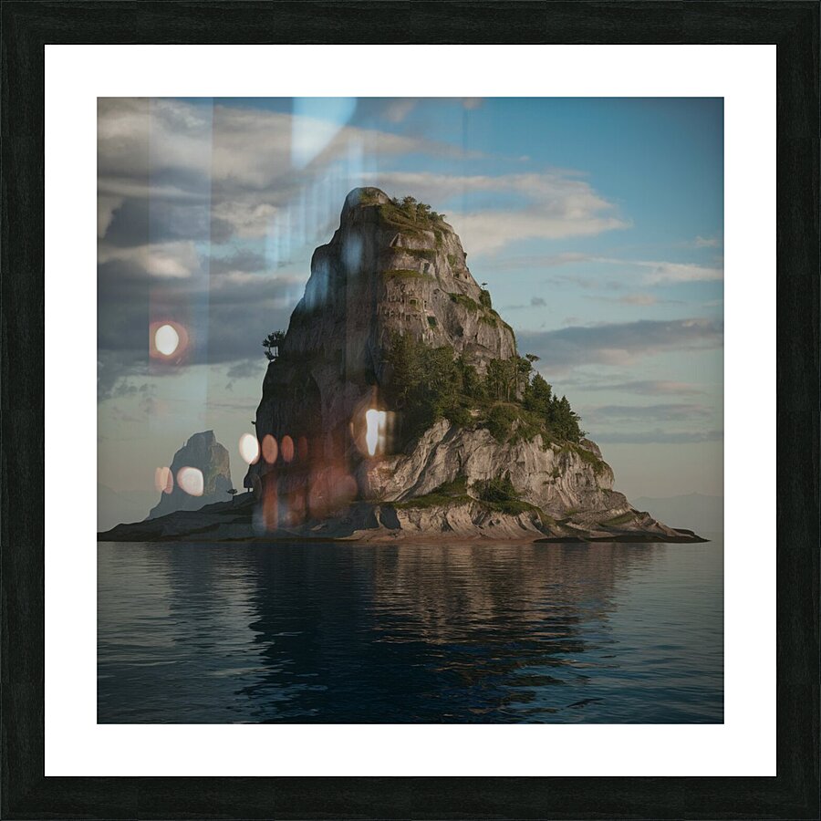 Beautiful island  Picture Frame print