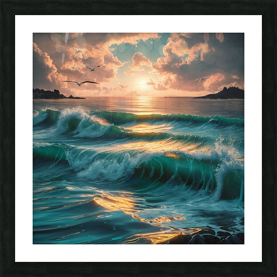 Sunset  Picture Frame print