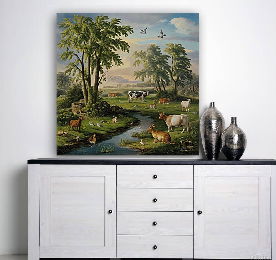 Nature in the Spring .bords rabbits . water cows .goats Reproduction