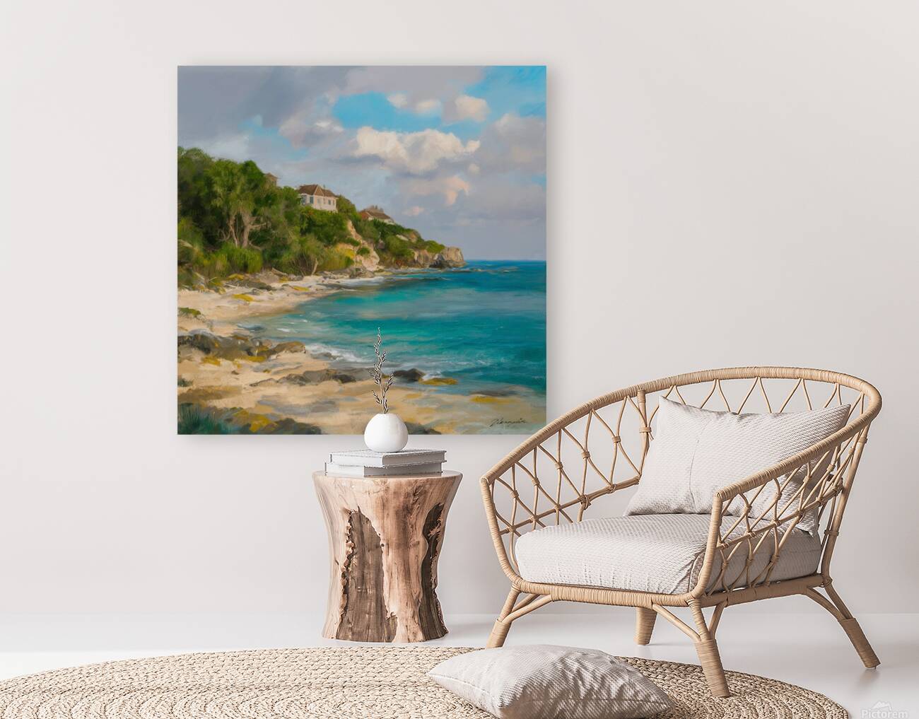 Shores of pearls Reproduction