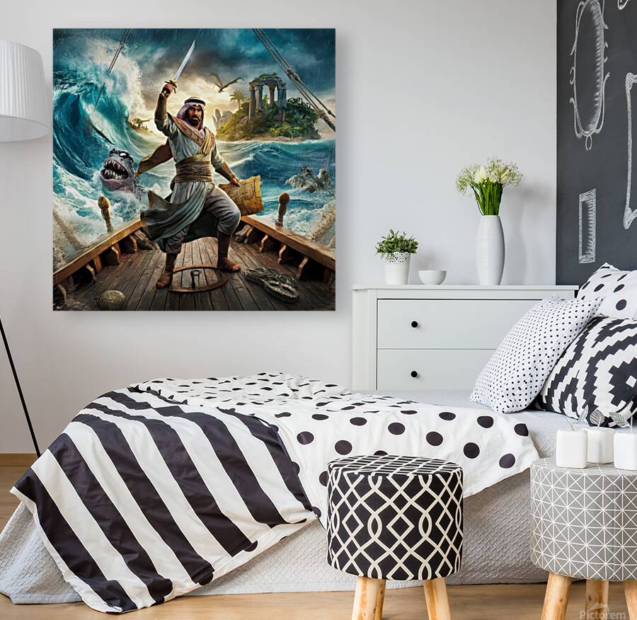 Adventures of a famous Arab sailor named Sinbad  Reproduction