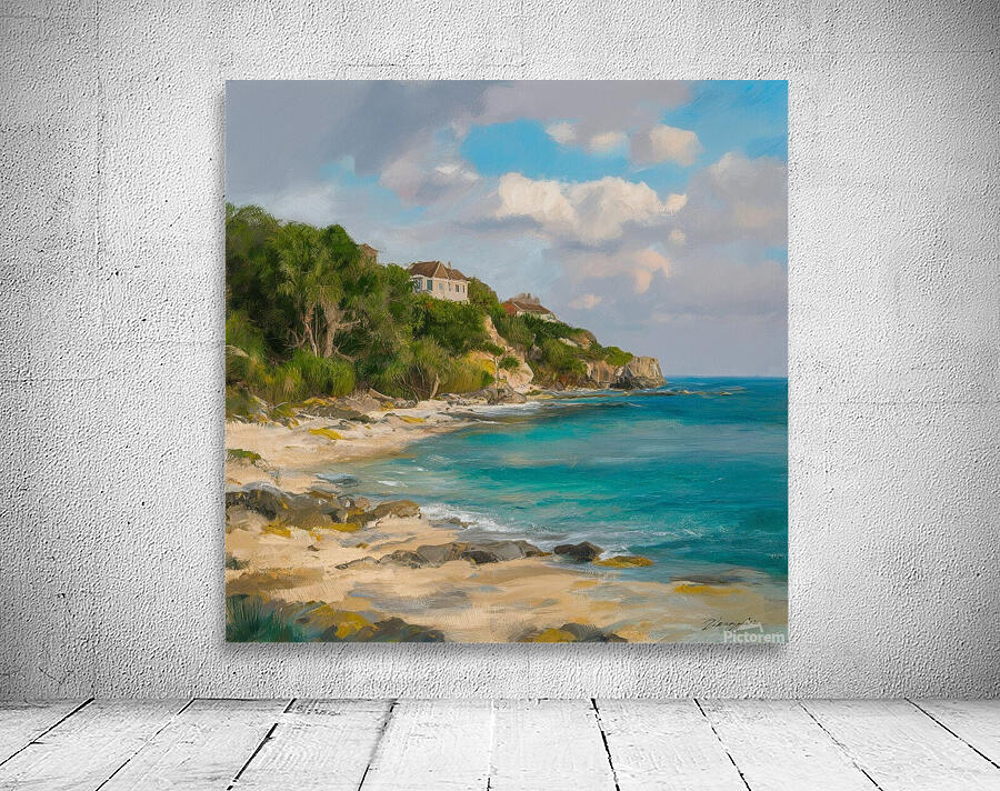 Shores of pearls Wall Preview