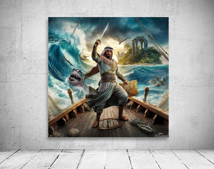 Adventures of a famous Arab sailor named Sinbad  Wall Preview