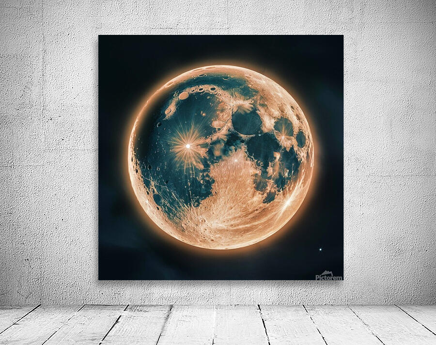 The moon  Wall Preview