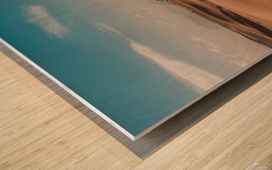 Desert landscapes Wood print