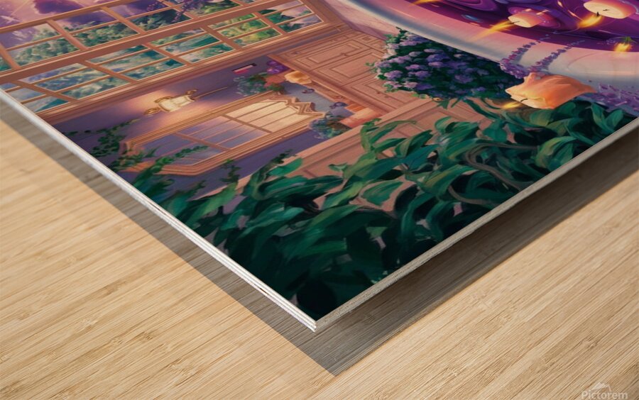 Luxurious lavender  Wood print