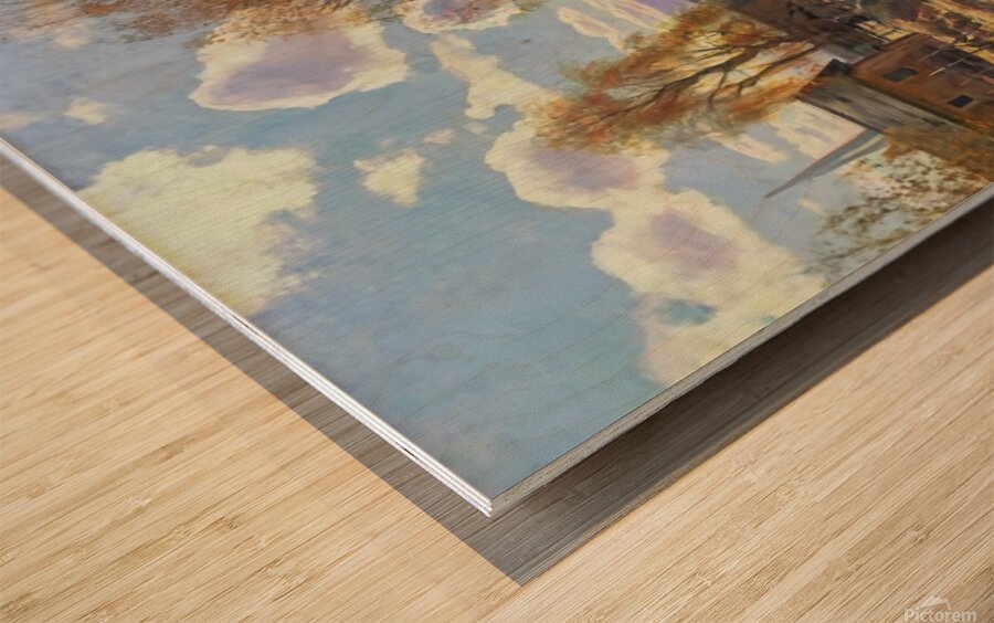 Landscape  Wood print