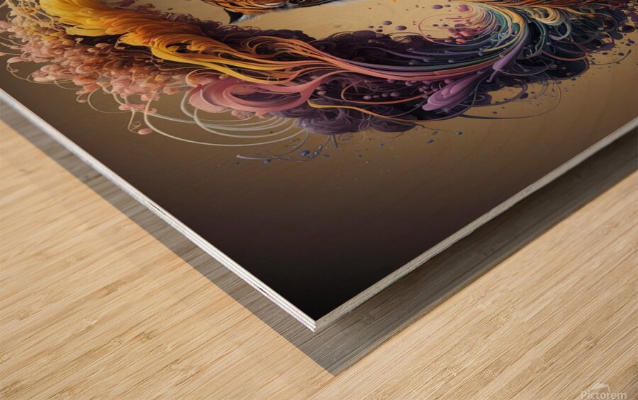 Captivating tiger Wood print