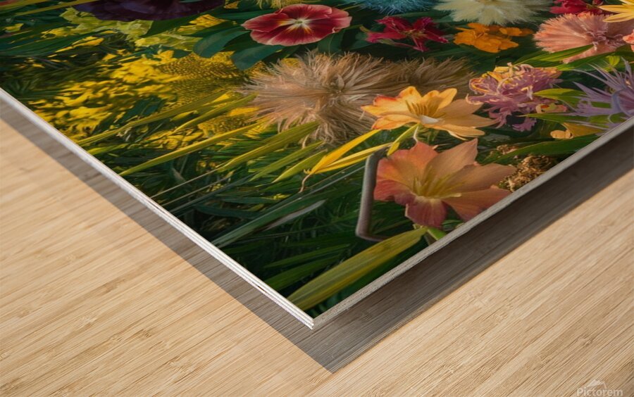 Kaleidoscope of color Wood print