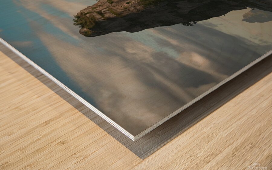 Beautiful island  Wood print