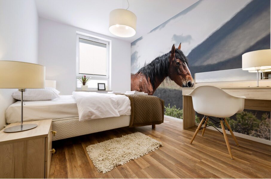 Wild  Horse Nevada Series 2 Mural print