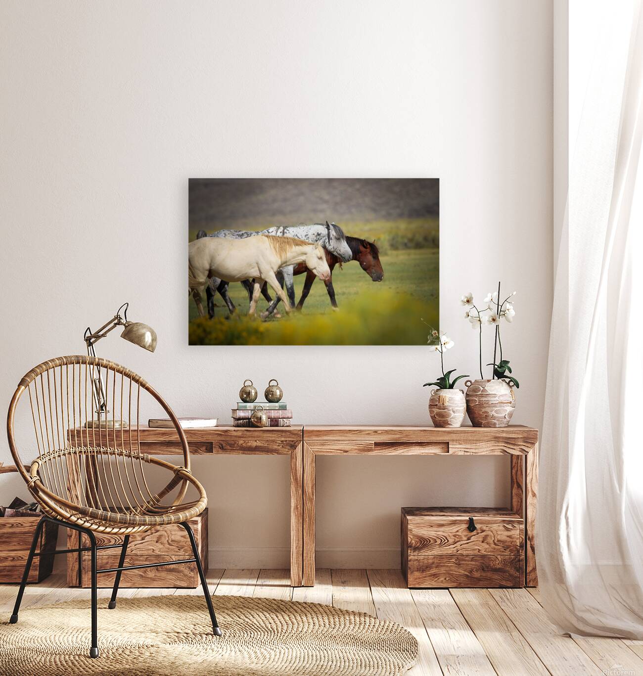 Mono Lake Wild Horse Series 1 Reproduction