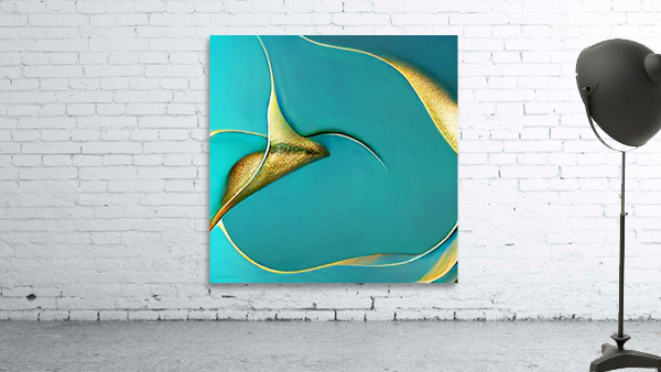 Gilded Ripples  2 Wall Preview