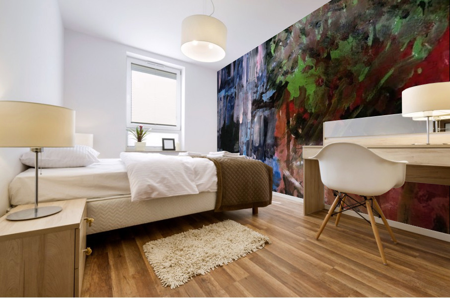 The Waterfall Mural print