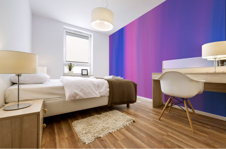 Purple Patterns Mural print