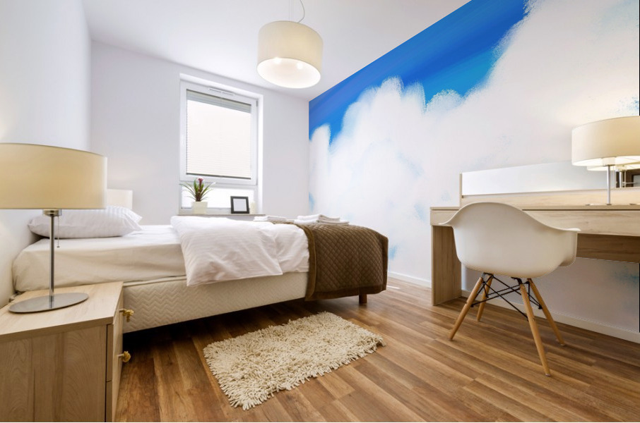 Clouds Mural print
