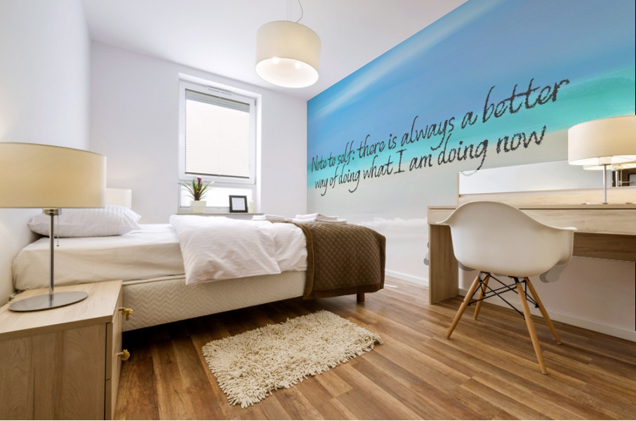 A better way Mural print
