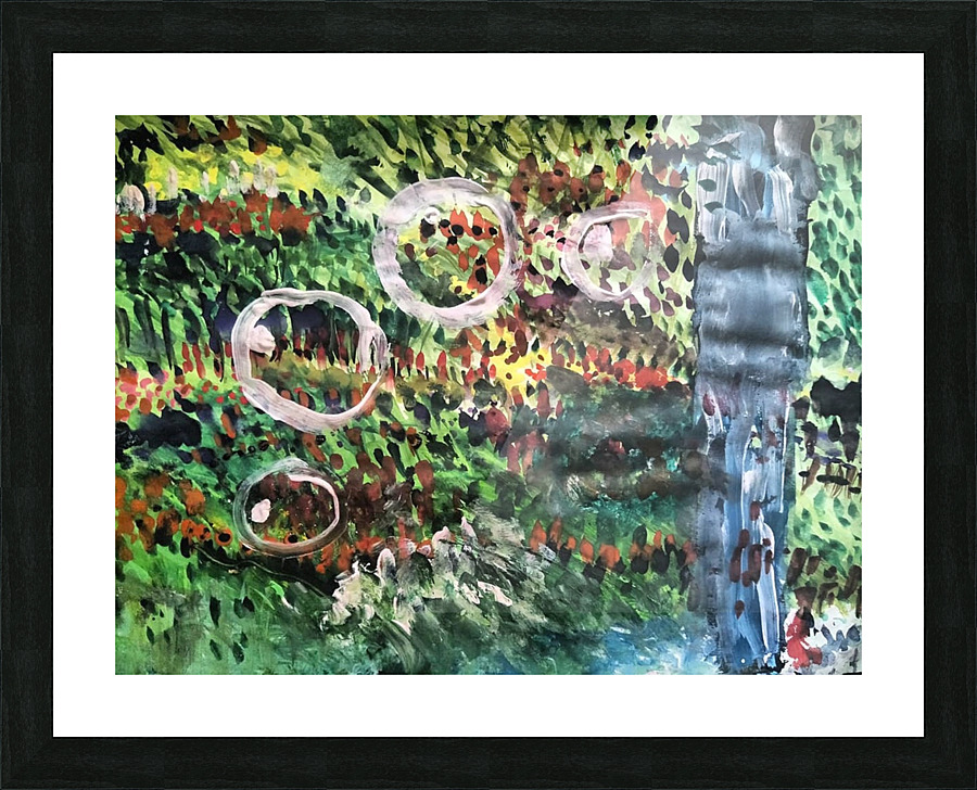 Bubbles Picture Frame print