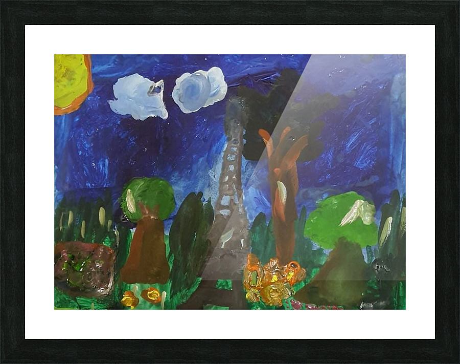 The Eiffel Tower Picture Frame print