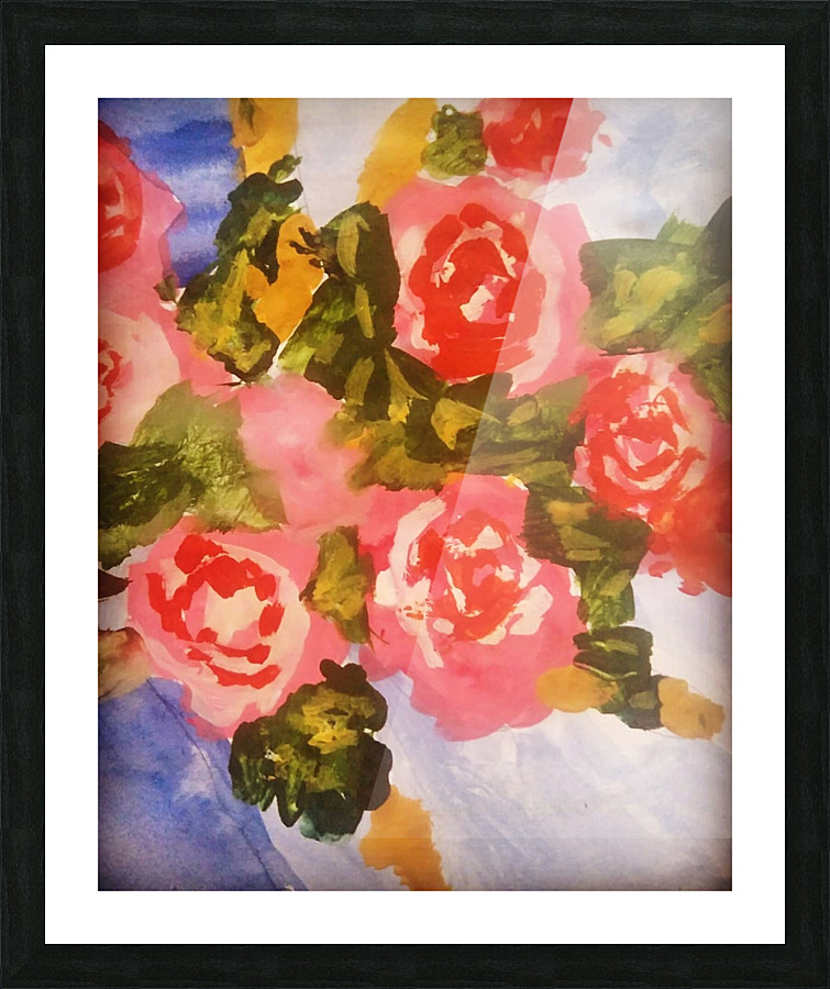 Beautiful Roses Picture Frame print