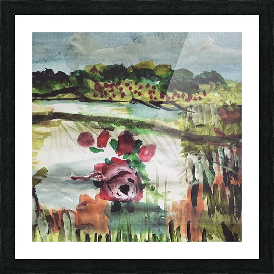 A Bridge Picture Frame print