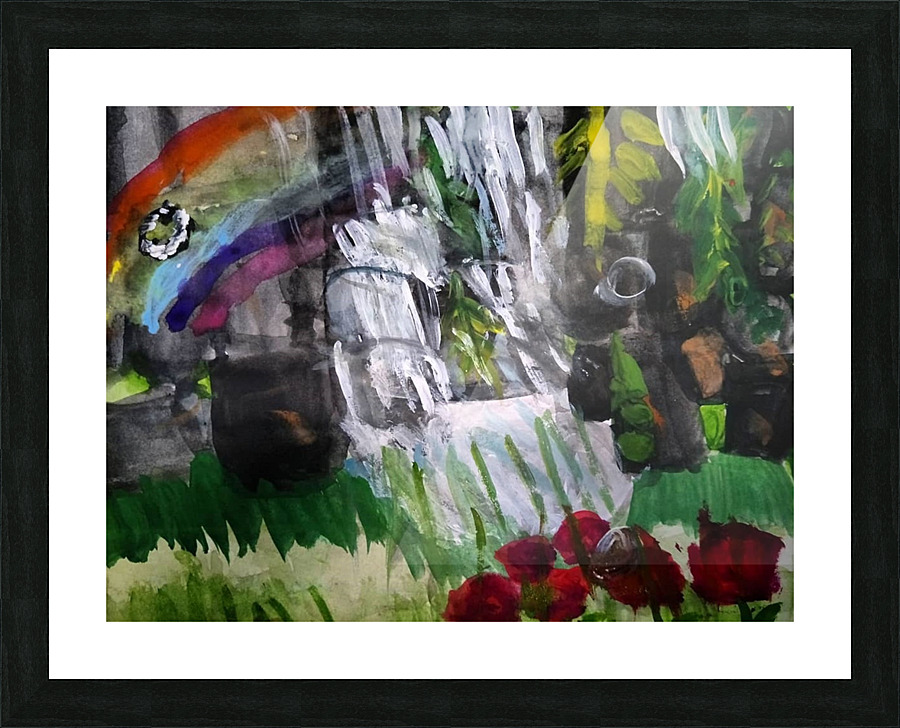A Rainbow Picture Frame print