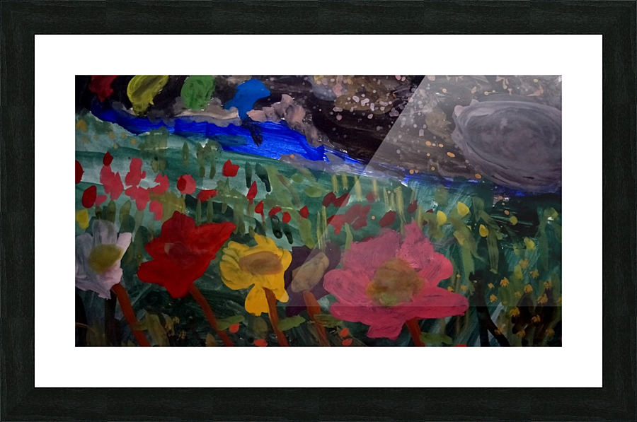 The Moon Picture Frame print