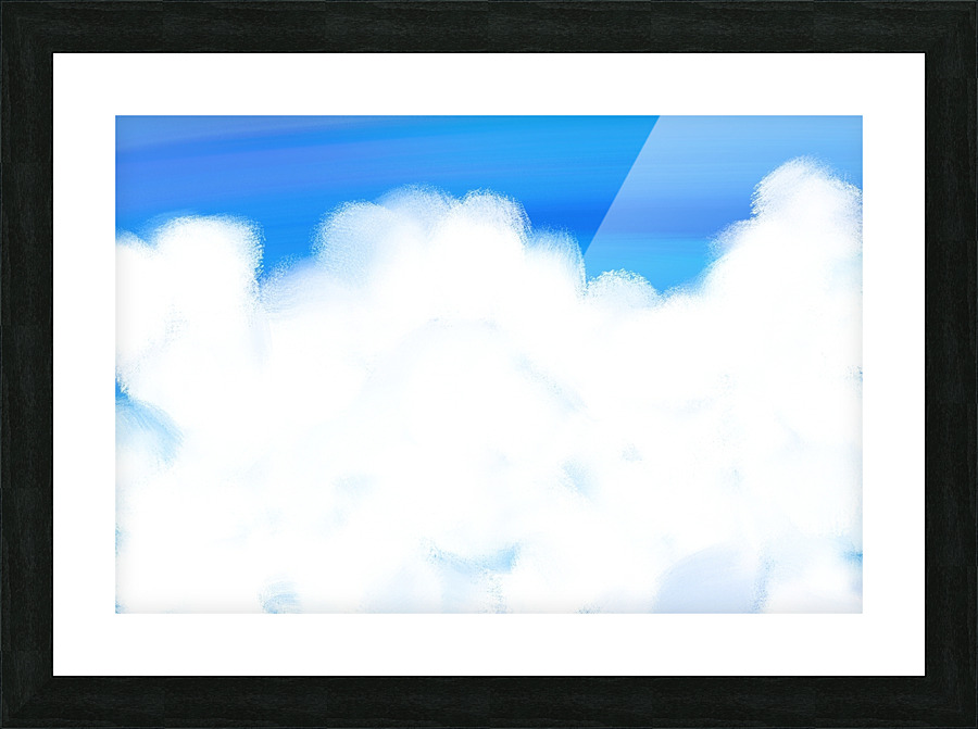 Clouds Picture Frame print