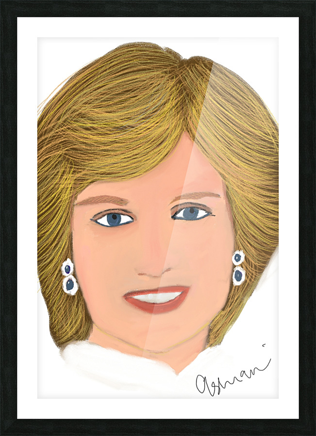 The Princess Picture Frame print