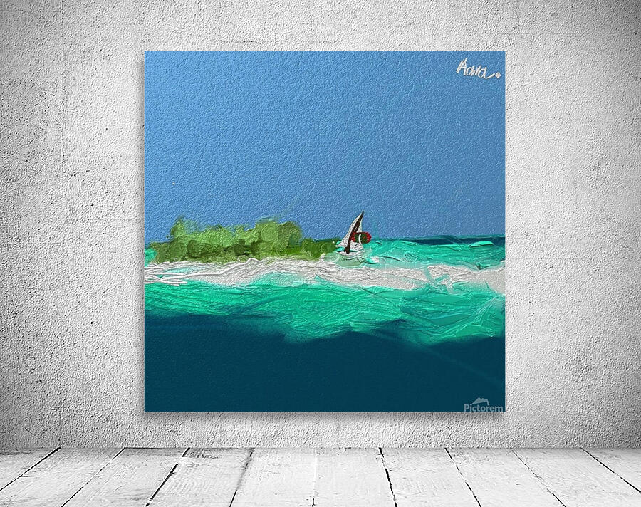 Pure Aqua Wall Preview