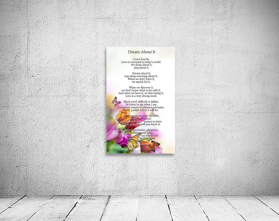 Dream About It Wall Preview