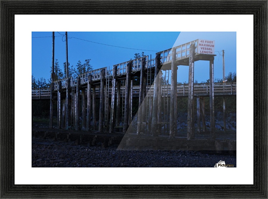 The Tide is Out Picture Frame print