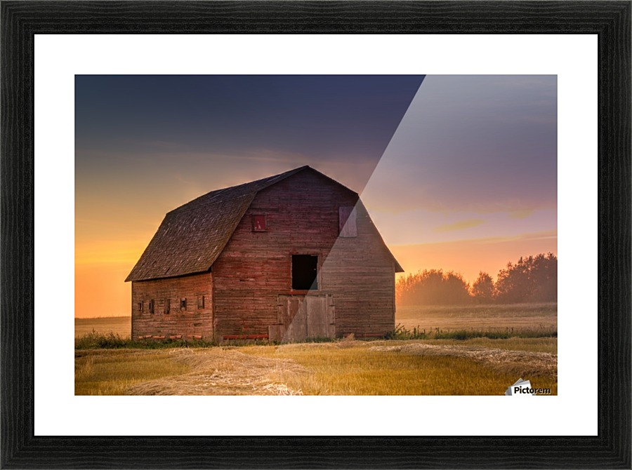Rickety Barn Picture Frame print