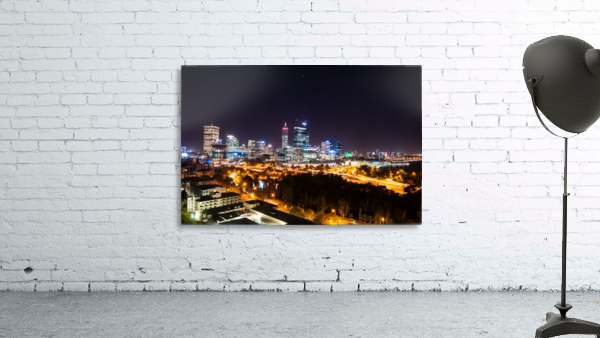 City Hustle at Night, Perth Wall Preview
