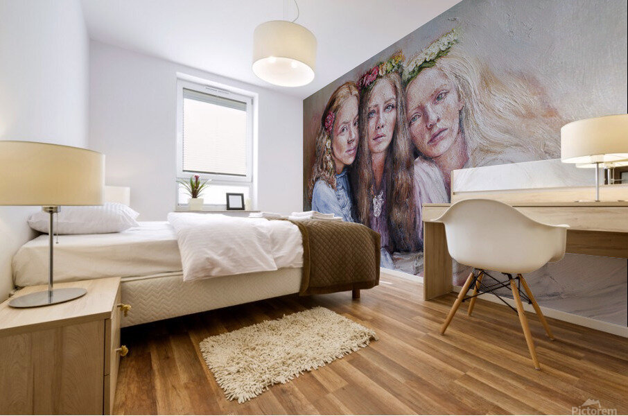   Three sisters  Mural print