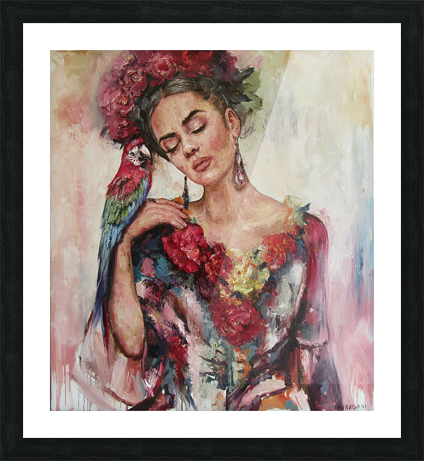   Deep breathing Picture Frame print