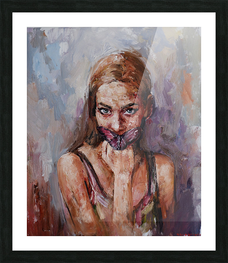 Batterfly’s kiss  Picture Frame print