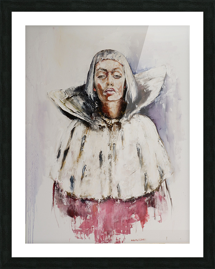 Ermine cape  Picture Frame print