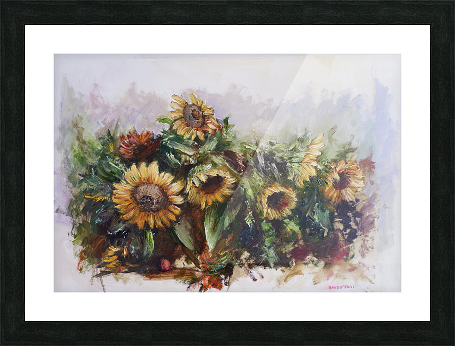 Sunny flowers  Picture Frame print