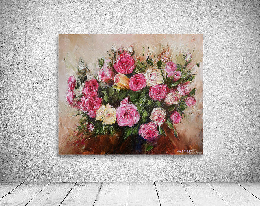 Pink rose  Wall Preview