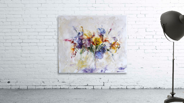Irises in Spring  Wall Preview
