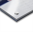 Words LOVE ME on paper and pencil Acrylic print