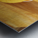 Fresh oranges in plate Metal print