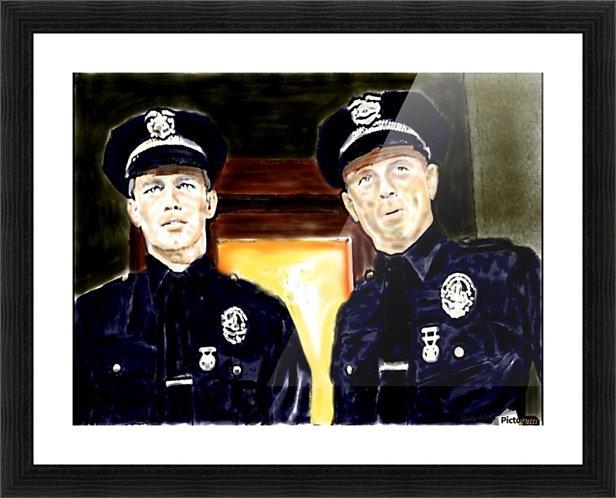 Cops  by J Gregory Picture Frame print
