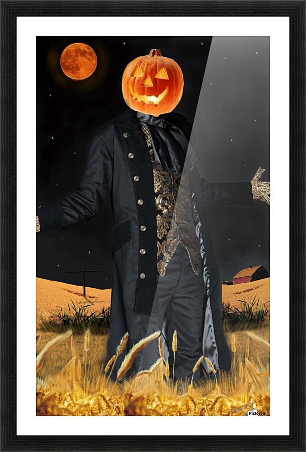 Pumpkinhead by J Gregory Picture Frame print