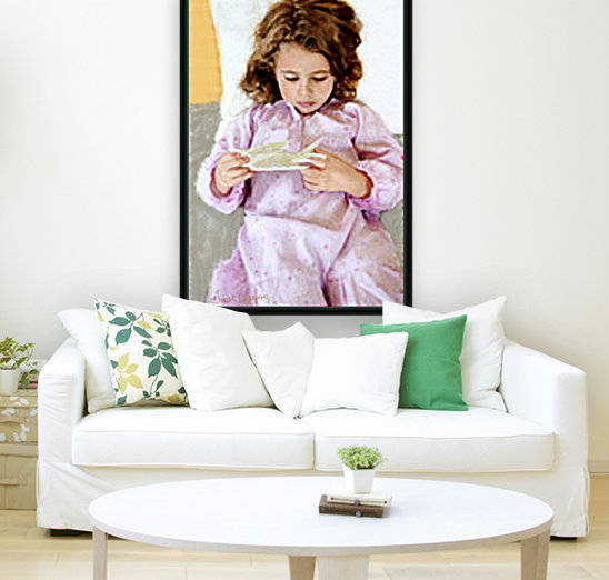 girl and bird by J Gregory  by Gregory