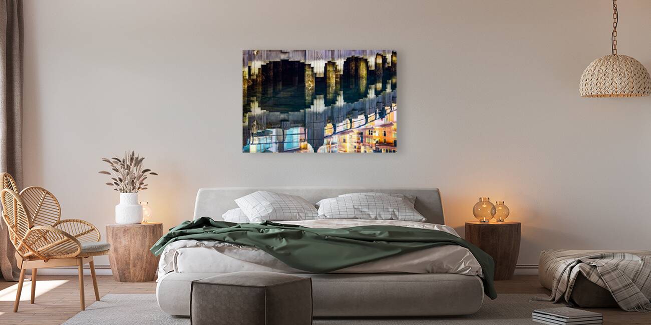 Marina Life Reflected Reproduction